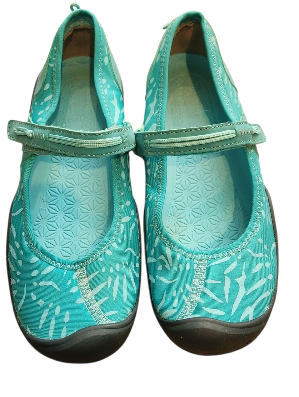 KEEN Moxie Teal Mary Jane Flats Youth Size 5 (Women's Equivalent Size 6.5/7) - Picture 4 of 11
